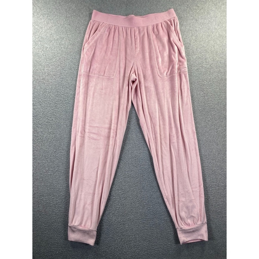 Juicy Couture Velour Flare Sweatpants Joggers Womens Small Pink Y2K OG Bling